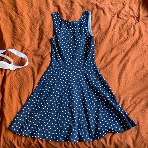 Polka dot skater dress